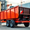 Browse high-quality dumpster trailers for sale featuring robust designs for construction needs.