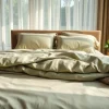 Transform your bedding experience with luxurious Bamboo bedding sets showcasing rich textures.