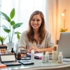 Discover beauty insights and skincare tips at https://cosmeticsarenas.com, highlighting vibrant cosmetics in a stylish home setting.