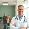 Engaging primary care physician las vegas providing care in a modern clinic environment.