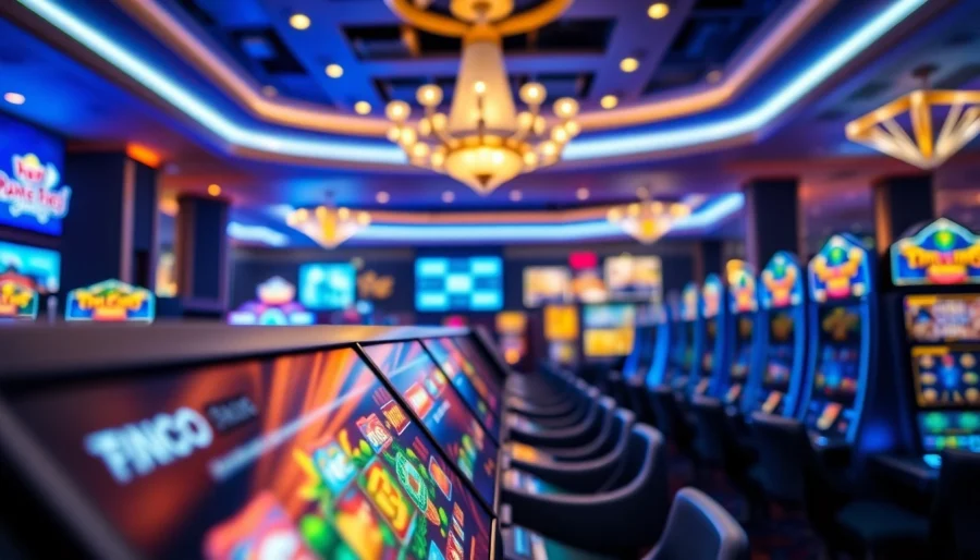 Experience the vibrant gaming atmosphere of Pinco Casino with engaging visuals and excitement.