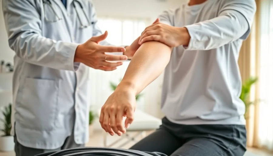 Engaging physiotherapy near me session showcasing personalized care and expert guidance.