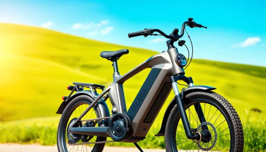 Experience the Talaria MX5 bike against a beautiful outdoor backdrop.