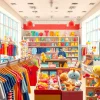 Visit http://www.websonlinestore.com for vibrant kids' clothing and engaging toy displays