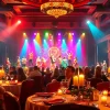 Experience a vibrant dinner theater in las vegas with lively performances and an enthusiastic audience.