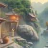 模具温度控制器在工业环境中的应用，展示高效能和科技感的设备特征。