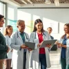 Weight loss clinic in las vegas with healthcare professionals collaborating on strategies.