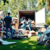 Efficient junk removal Florida team clearing clutter from a residential area.