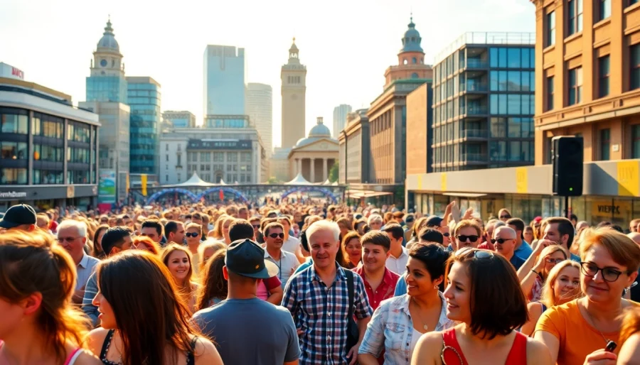 Engaging outdoor concert scene showcasing dailysport.co.uk in Birmingham's vibrant culture.