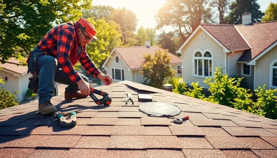 Expert inspecting a roof for repair in Vancouver, WA, showcasing professional roof repair services.