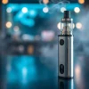 Showcasing Elf Bar Ice King 30000 disposable vape with a focus on sleek design and icy flavor.