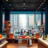 Shop diverse and stylish items at the Jirle store, featuring vibrant displays and a modern shopping atmosphere.