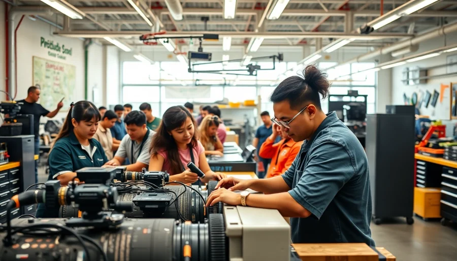 Students thrive in hands-on training at trade schools in Hawaii, showcasing skills and collaboration.